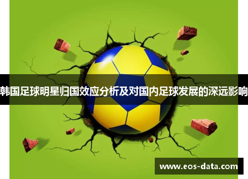 韩国足球明星归国效应分析及对国内足球发展的深远影响